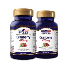 Cranberry Vitgold Kit 2x com 60 Cápsulas