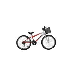 Bicicleta Athor Aro 24 Model 4050 18 Marchas Vermelho/branco