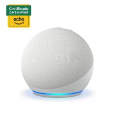Smart Speaker Amazon Echo 4ª Geração com Hub de Casa Inteligente e Alexa – Branco