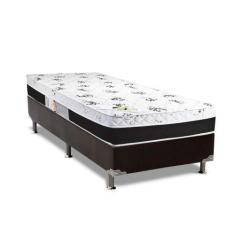 Cama Box Solteiro: Colchão Anatômico Luckspuma D33/AG65 Aspen Super Fi