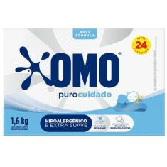 Lava-Roupas em Pó Omo Puro Cuidado 1,6kg, 1,6kg