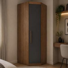 Guarda Roupa Modular Canto 1 Porta Gênova Plus - Batrol Móveis