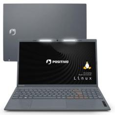 Notebook Positivo Vision C15, Intel Celeron Dual Core, 8GB, SSD 240GB, Tela 15.6 HD, Linux, Lumina Bar, Cinza