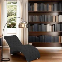 Recamier Divã Espreguiçadeira Para Sala e Cliníca Estética Leila Suede