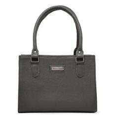 Bolsa Tote Média Feminina Transversal em Couro-Feminino