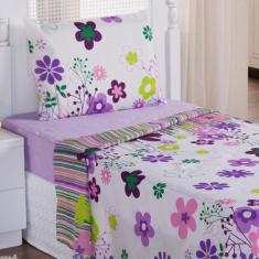 Jogo de Lençol Cama Box Solteiro Menino Menina Infantil 03 Pçs - Aquar