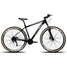 Bicicleta MTB Aro 29 KOG 27V Freio Hidráulico Cubos k7