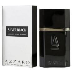 PERFUME AZZARO SILVER BLACK EDT 100ML MASCULINO 