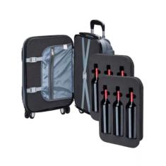 Mala De Bordo Para Vinhos Confeccionada Em Abs