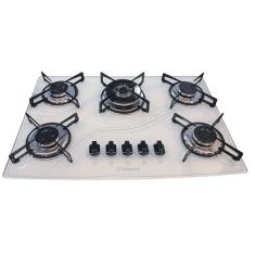 Cooktop Safanelli 5 Bocas Branco Tri503 - Bivolt