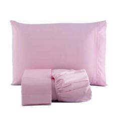 Jogo de Lençol Solteiro 2 Peças - MICROFIBRA LISO - Relíquias do Inter