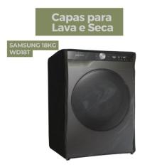 Capa lava e seca samsung 18kg wdt18t smart transparente flex - Capas F