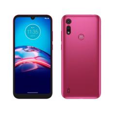 Smartphone Motorola Moto E6i 32GB Pink 4G 2GB RAM Tela 6,1” Câm. Dupla + Selfie 5MP
