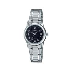 Casio LTP-V002D Relógio Feminino Pequeno Casual Resistência Água 3ATM 