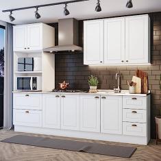 Cozinha Completa 4 Peças com Aéreo 3 Portas Amy Casa 812