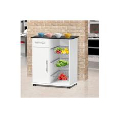 Fruteira Nobre Branco Marmorizado - Passe Bem Móveis