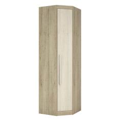 Guarda Roupa Modulado Canto Oblíquo 1 Porta 3 Prateleiras Master Luciane Móveis