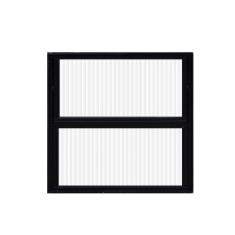 Janela de Alumínio Basculante 60x40cm Hale Esquadrias Preto