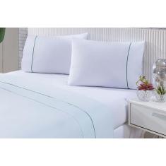 Jogo De Cama 100% Algodão Percal 150 Fios Solteiro Gran Moratta 3 Peça