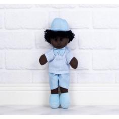 Boneco luiz infantil , shorts e camisa / negro - moreno. - CKD CONFECC