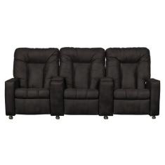 Poltrona Reclinável 3 lugares para Sala de Cinema Pequim Corano Marrom