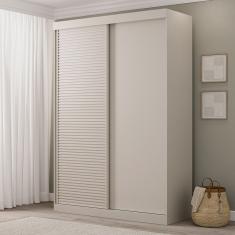 Guarda-Roupa Solteiro 2 Portas 1 Porta Ripada Samambaia CabeCasa MadeiraMadeira