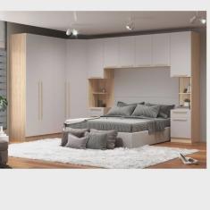 Quarto Modulado 3 Guarda Roupas 2 Mesas de Cabeceira 1 Módulo Ponte Aéreo San Diego