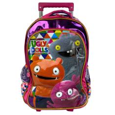 Mochila Escolar Infantil com Rodinha Ugly Dolls Clio UG2300K