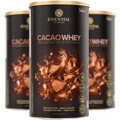 Kit 3x Cacao Whey (840g cada) - Essential Nutrition