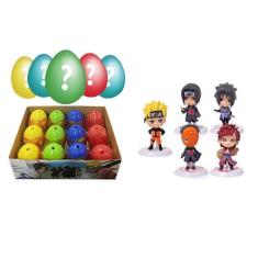 Kit 5 Ovos Surpresa Miniaturas Colecionáveis Naruto Ninjas - Tiktoys