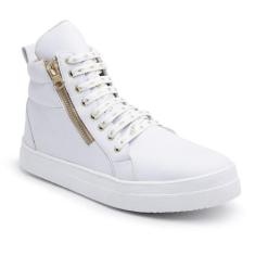 Botinha Sneaker para Academia Feminina Cano Longo e Ziper GUGI BW, 36,