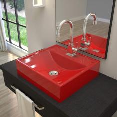 Cuba para Banheiro Q39W Ravena Compace Vermelho