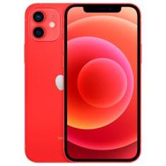 iPhone 12 Apple 64GB (Product)Red Tela de 6,1”, Câmera Dupla de 12MP, iOS