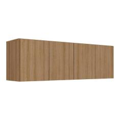 Armário De Cozinha Aéreo 4 Portas Multimóveis Mp2156 Rustic Rustic