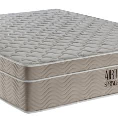 Colchão Airtech Spring Molas ensacadas Casal Ortobom 138x188x35cm Branco/Bege