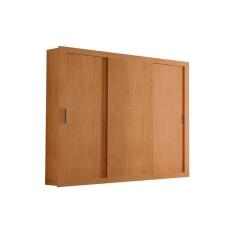 Guarda Roupa Casal 3 Portas De Correr E 4 Gavetas Veneza Naturale - Rufato