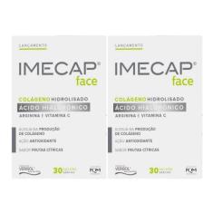 Kit C2 Suplemento Colágeno Imecap Face em Sachês - FQM - Divcom Pharma