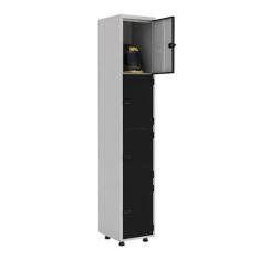 Armário Roupeiro Aço 4 Portas Academia Guarda-Volume EA701 - Elite Aço