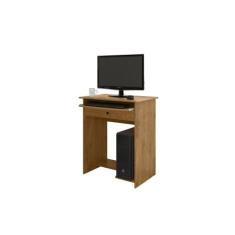 Mesa De Computador Pratica Com Gaveta Freijó  EJ Móveis