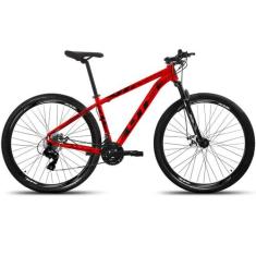 Bicicleta Aro 29 Gts Rapid 24 Marchas Freio a Disco - GTSPROM5, Vermel