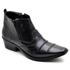 Bota Botina Social Country Reta Oposta Preto, 39