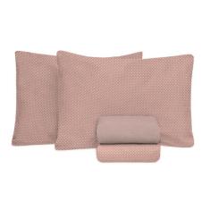 Jogo de Cama Casal King 180 Fios Algodão 4 Peças Estampado - Fiori
