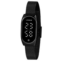 Relógio Lince Feminino Digital Preto Ldn4642l Pxpx