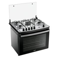 Fogão 5 Bocas Embutir Dako Supreme Mesa De Inox Bivolt, Bivolt