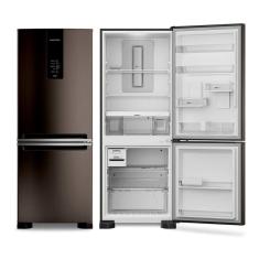 Geladeira 2 Portas 447L Frost Free Inverse BRE57FK Brastemp Preto Inox 220V
