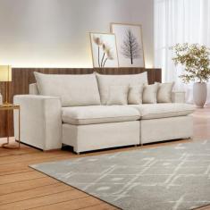 Sofá Retrátil 220cm Barcelona YesCasa