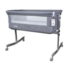 Berço Portátil Sleep 3 em 1 Moisés Co-bed Acopla na Cama - Cinza Kababy