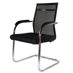 Cadeira Interlocutor Mesh Giratória Preta W-122