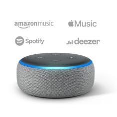 Echo Dot (3ª Geração): Smart Speaker Com Alexa - Cor Preta