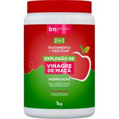 Creme de Tratamento e Pentear Beleza Natural Explosão Vinagre de Maçã 1kg